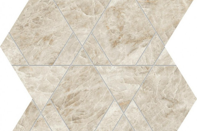 Фото Мозаика AYLU Marvel Diva Taj Mahal Mosaico Triangle Lapp. 28,9x33,4 9мм полированная - 1