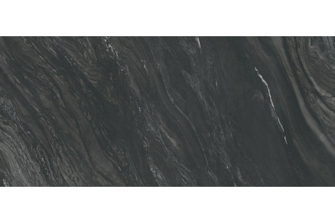 Фото Керамогранит AX80 Marvel Diva Black Tempest 120x278 - 6mm Silk - 1