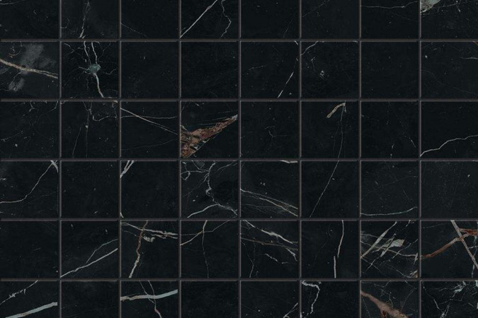 Декор AOVI Marvel Black Atlantis Mosaico Matt Matte