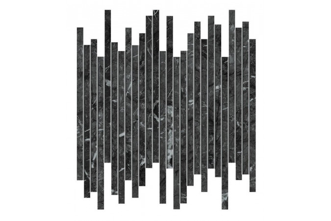 Фото Декор AOU5 Marvel Grigio Intenso Line Lapp. Lappato - 1
