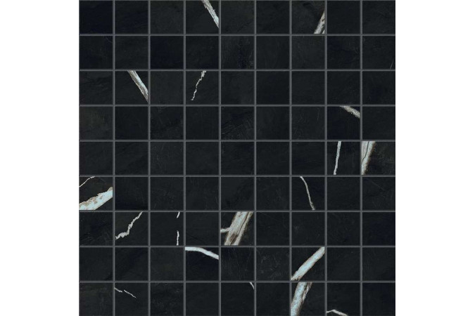 Декор AJQC Marvel Meraviglia Black Origin Mosaico   Matte