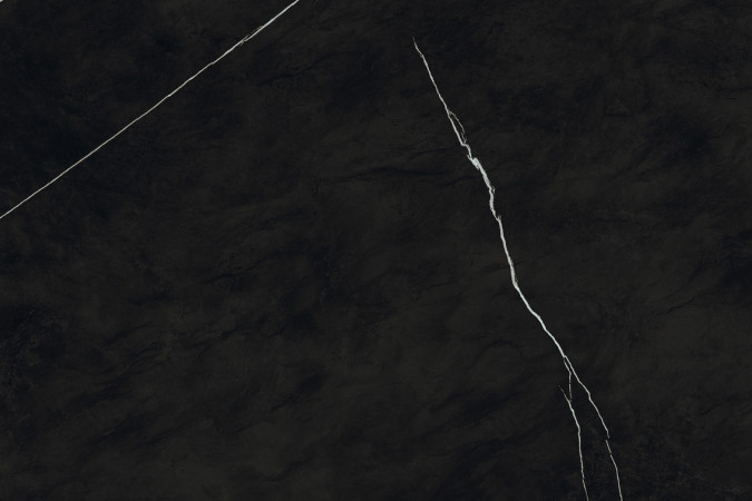 Керамогранит AJH1 Marvel Meraviglia Black Origin 75x150 Lapp. Lappato 9мм