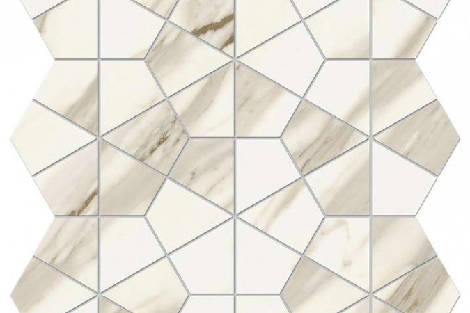 Фото Декор AJQZ Marvel Meraviglia Calacatta Bernini Hexagon Lapp. Lappato - 1