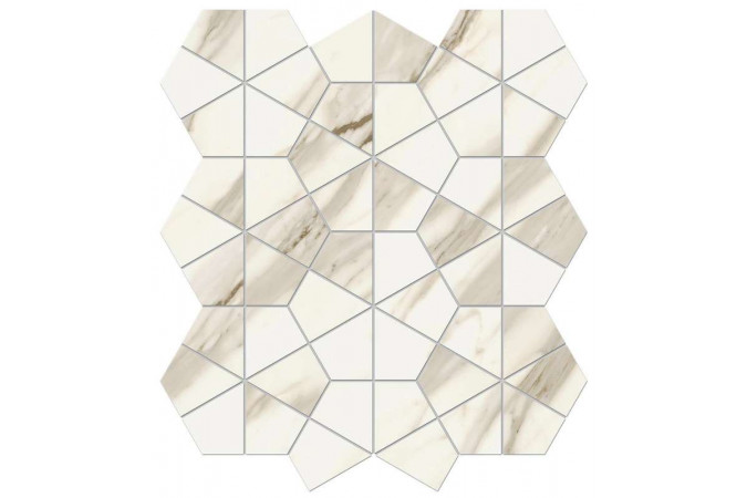 Фото Декор AJQZ Marvel Meraviglia Calacatta Bernini Hexagon Lapp.  Lappato - 1