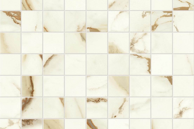 Декор A416 Marvel Calacatta Imperiale Mosaico Matt Matte