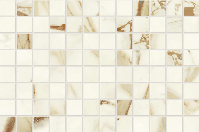 Декор A426 Marvel Calacatta Imperiale Mosaico Lapp Lappato