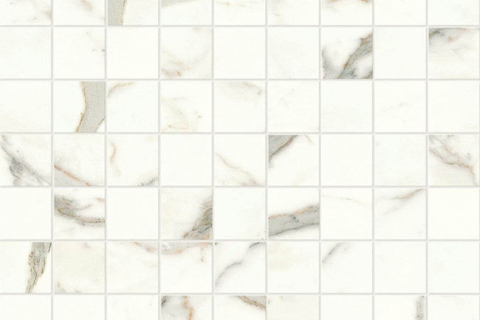 Декор A414 Marvel Calacatta Prestigio Mosaico Matt Matte
