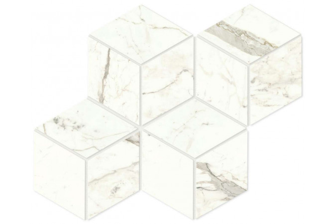 Фото Декор A42W Marvel Calacatta Prestigio Mos. Esagono Lapp Lappato - 1