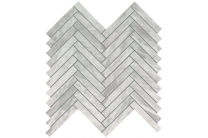 Фото Декор 9SHB Marvel Bardiglio Grey Herringbone Wall Lucida - 1