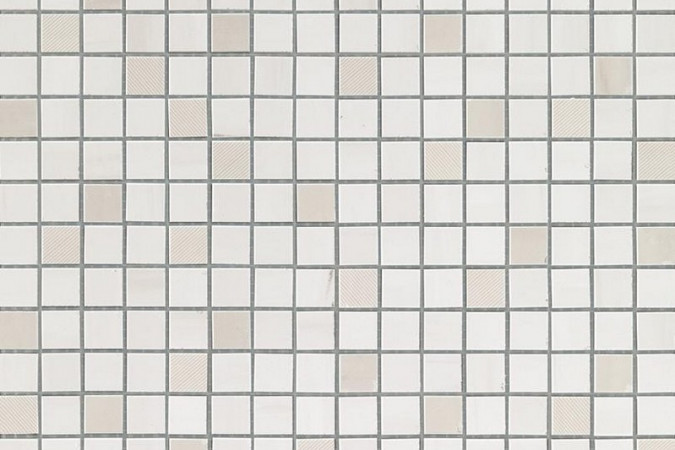 Декор 9MQB Marvel Bianco Dolomite Mosaic Q Lucida