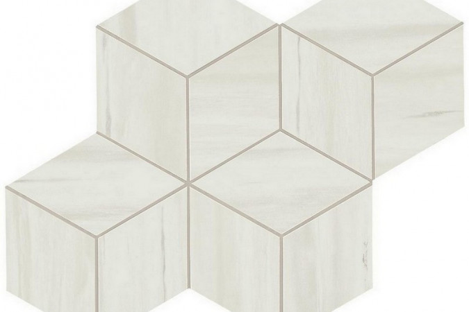 Декор AS2G Marvel Bianco Dolomite Mosaico Esag. Lappato