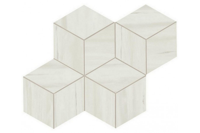 Декор AS2G Marvel Bianco Dolomite Mosaico Esag. Lappato