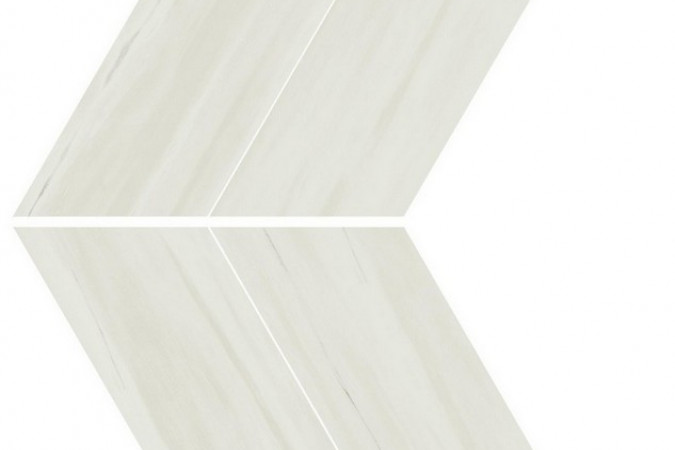Декор AS1Q Marvel Bianco Dolomite Chevron Lappato