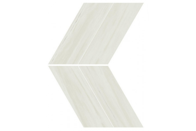 Фото Декор AS1Q Marvel Bianco Dolomite Chevron Lappato - 1