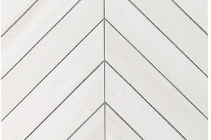 Декор 9SCD Marvel Bianco Dolomite Chevron Wall Lucida