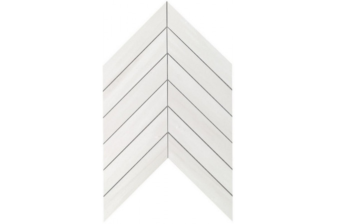 Фото Декор 9SCD Marvel Bianco Dolomite Chevron Wall Lucida - 1