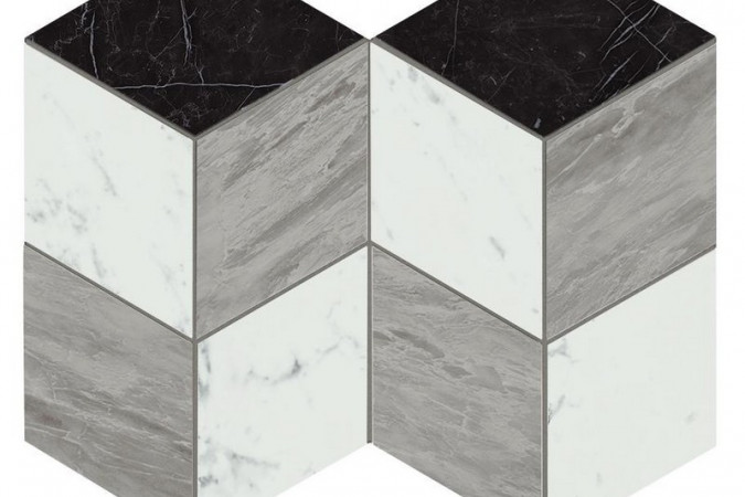 Декор AS2L Marvel Mosaico Esagono Geo Cold Lappato