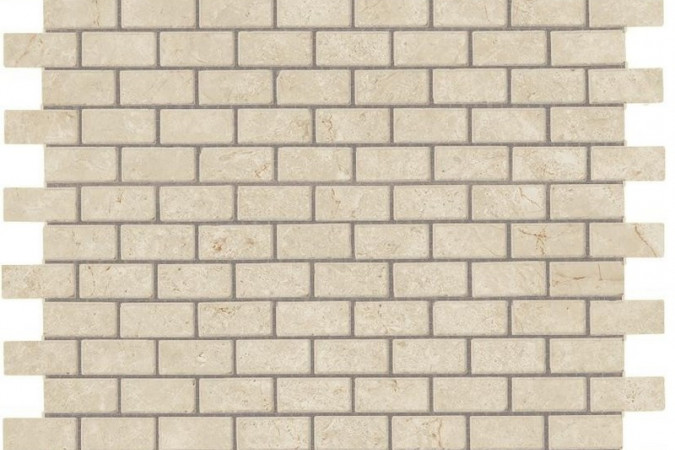Декор AS32 Marvel Cream P. Mosaico Lapp. Burattato Lappato