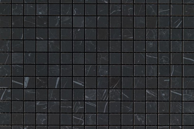 Декор 9MQN Marvel Nero Marquina Mosaic Q Lucida