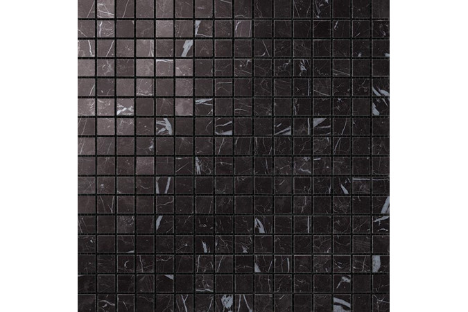 Фото Декор AS3U Marvel Nero Marquina Mosaico Lappato - 1