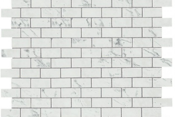 Декор AS34 Marvel Carrara P. Mosaico Lapp. Burattato Lappato