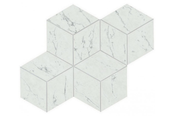 Фото Декор AS2J Marvel Carrara Pure Mosaico Esag. Lappato - 1
