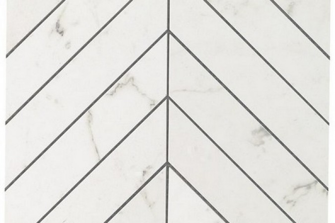 Фото Декор 9SCA Marvel Carrara Pure Chevron Wall Lucida - 1