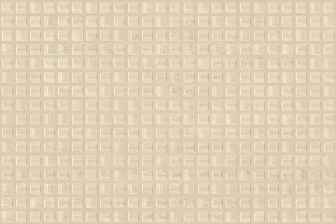 Настенная плитка HCQD Marvel T 3D Mini Qube Navona Sand 40x80 10мм матовая