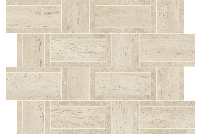 Фото Декор AF9O Marvel Pearl Mosaico Basketweave Matte - 1