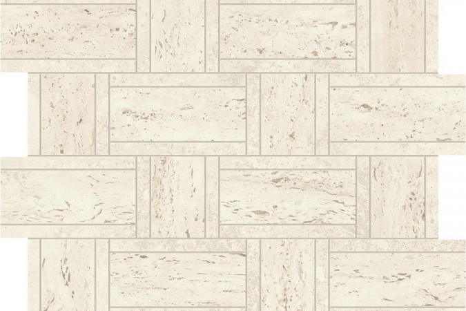 Декор AF9M Marvel White Mosaico Basketweave Matte
