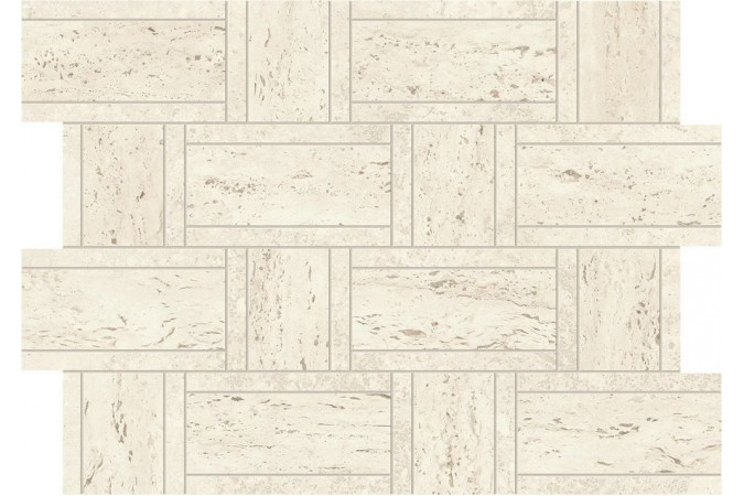 Декор AF9M Marvel White Mosaico Basketweave Matte