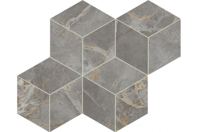 Фото Декор AF8P Marvel Fior di Bosco Mosaico Esagono Silk - 1