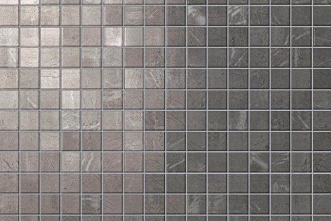 Декор ASMG Marvel Grey Mosaico Lapp. Lappato