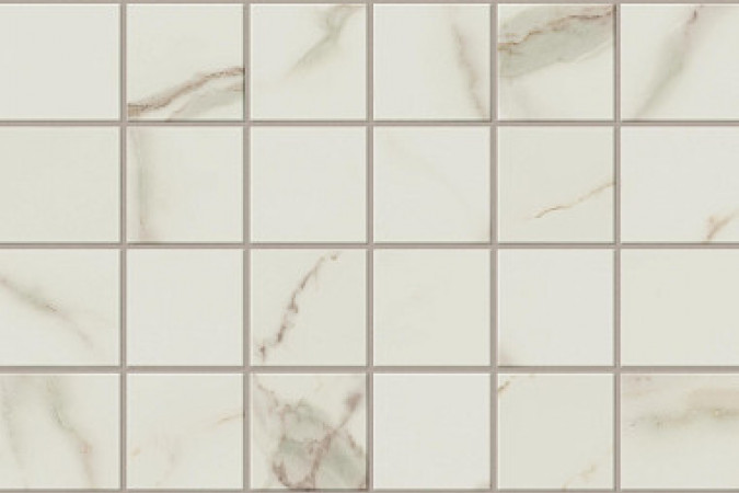 Мозаика 610110000809 Эмпаир Калакката Даймонд / Empire Calacatta Diamond 30x30 9мм лапатированный