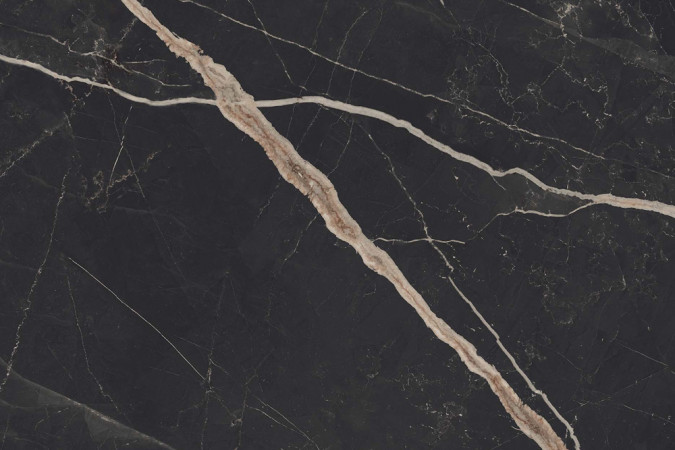 Фото Керамогранит 610015000626 Эмпаир Калакката Блэк / Empire Calacatta Black 60x60 9мм лапатированный - 1