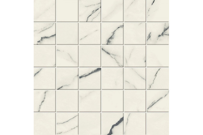 610110001051 Lilac FORTE DEI MARMI белый 30x30 Полированная мозаика