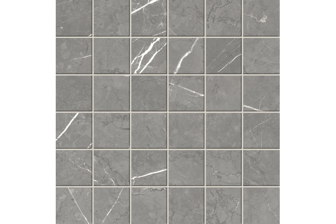 610110001061 Elegant Grey FORTE DEI MARMI серый 30x30 матовый мозаика