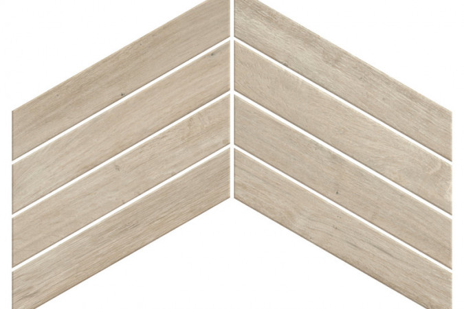 Фото Керамогранит 600010002447 Фьюжн Оак Пьюр Шеврон / Fusion Oak Pure Chevron7,5x45 9мм матовый - 1