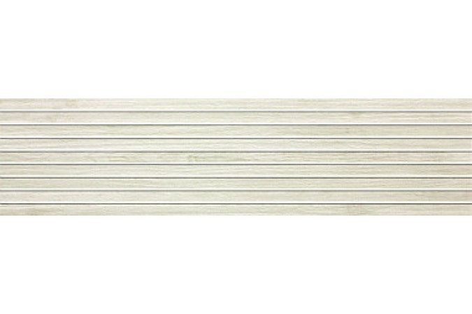 Фото AM8C Rovere Bianco Etic кремовый 22,5х90 матовый - 2