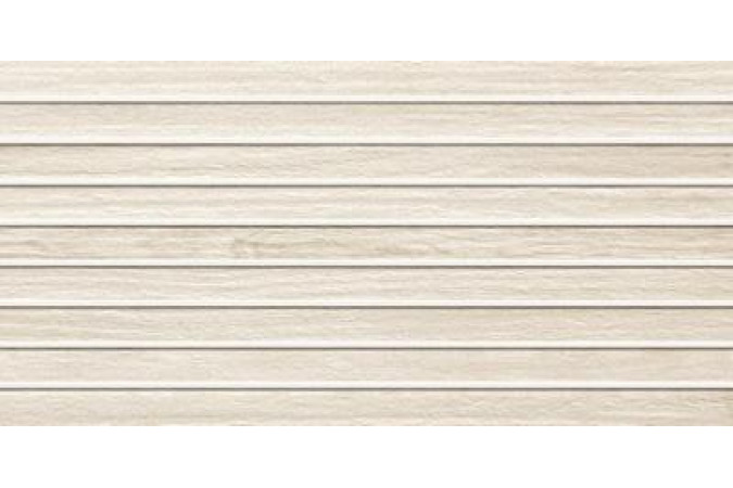 Фото AM8C Rovere Bianco Etic кремовый 22,5х90 матовый - 1