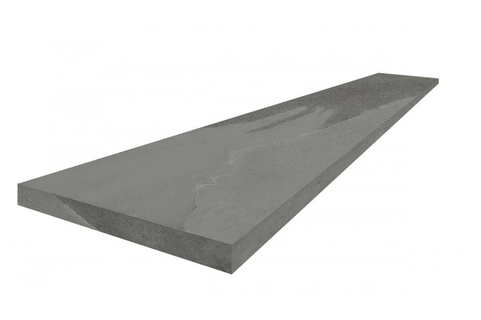 Фото 620070002382 ГРЭЙ 120 УГЛ.ЛЕВ Ardesia серый 33x120 матовый - 1