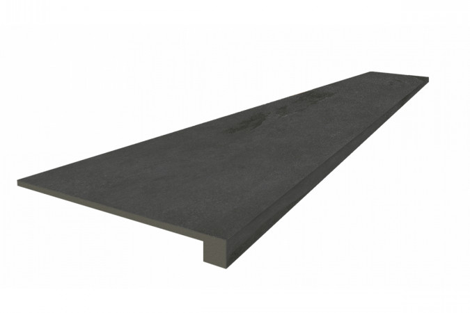 Ступень из керамогранита 620070002377 Ардезия Блэк / Ardesia Black 33x120 9мм матовый