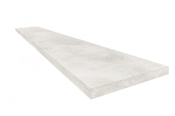 Фото 620070002474 УАЙТ 120 УГЛ.ПР Astro белый 33x120 матовый - 1