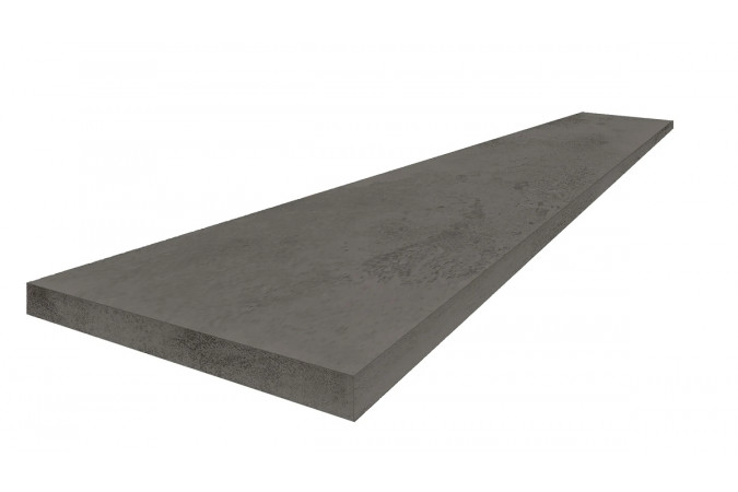 Фото 620070002480 БЛЭК 120 УГЛ.ЛЕВ Astro черный 33x120 матовый - 1