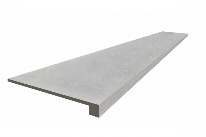 Ступень из керамогранита 620070002471 Астро Сильвер / Astro Silver 33x120 9мм матовый
