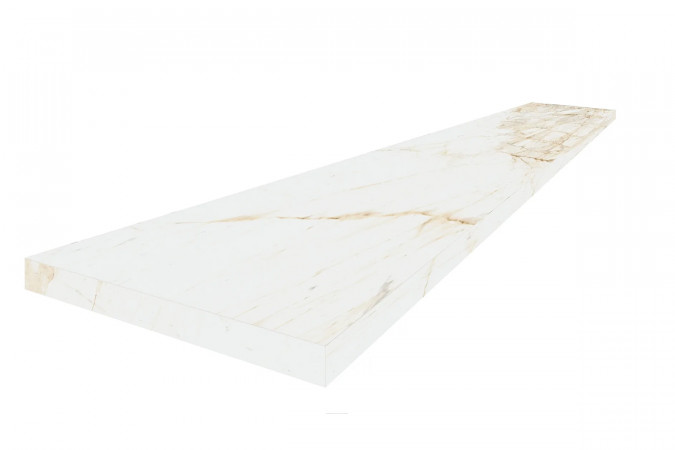 Керамогранит 620070002824 Канова Уайт Угл.Лев / Canova White ANG.SX 33x120 9мм матовый