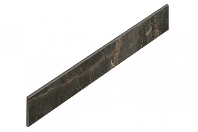 Плинтуст из керамогранита 610130006212 Канова Дарк / Canova Dark 7,2x60 9мм матовый