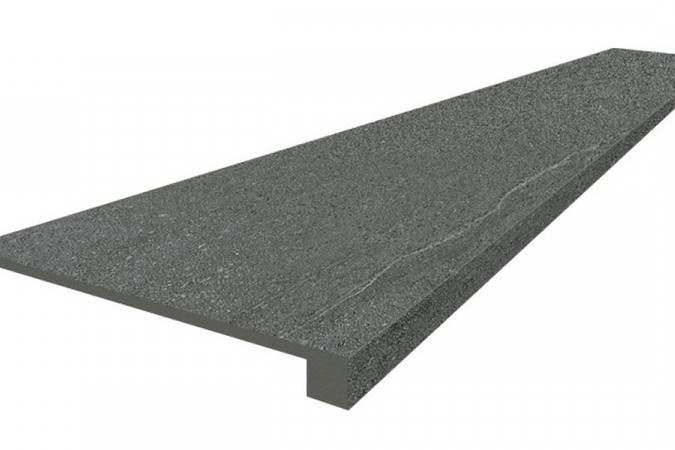 Ступень из керамогранита 620070002565 Контеа Грэй / Contea Grey 33x120 9мм матовый