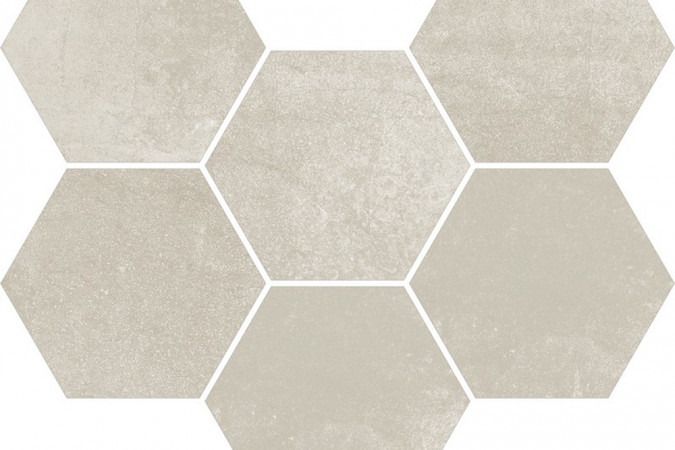 Мозаика 620110000172 Экспо Уайт Гексагон / Expo White Hexagon 25x29 матовый