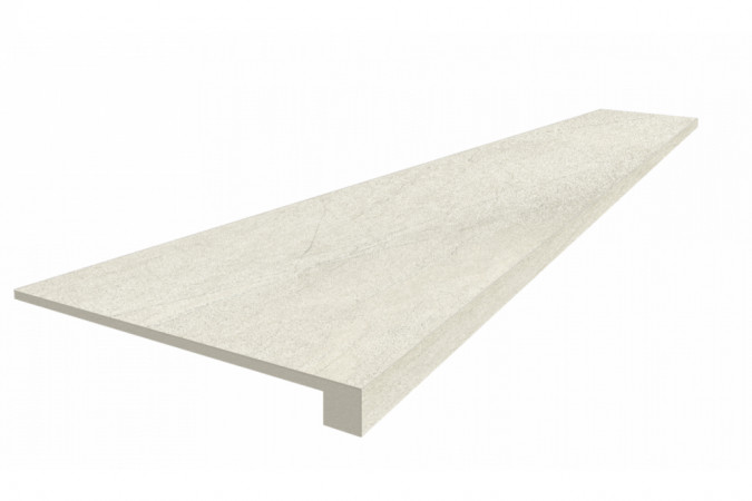 Ступень из керамогранита 620070002384 Фьямма Уайт / Fiamma White 33x60 матовый